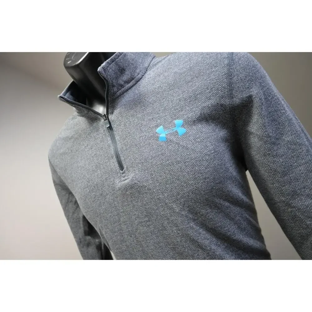 Under‎ Armour 1/4 Zip Golf Jacket HeatGear Loose Threadborne Mens Size Small